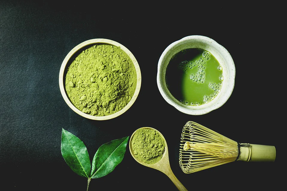 Matcha Powder Green Beauty Drinks